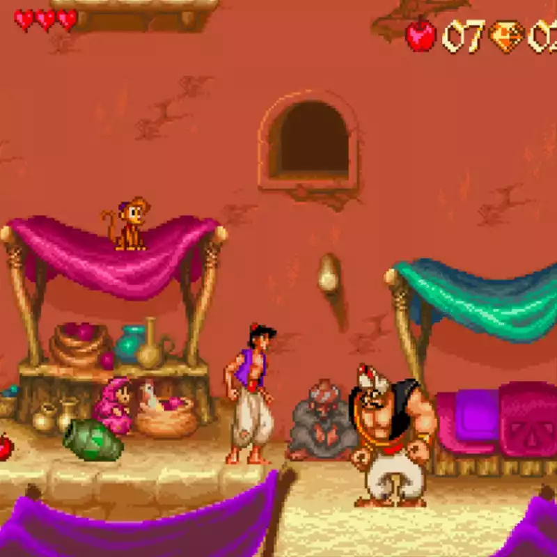 Aladdin é um dos jogos antigos famosos